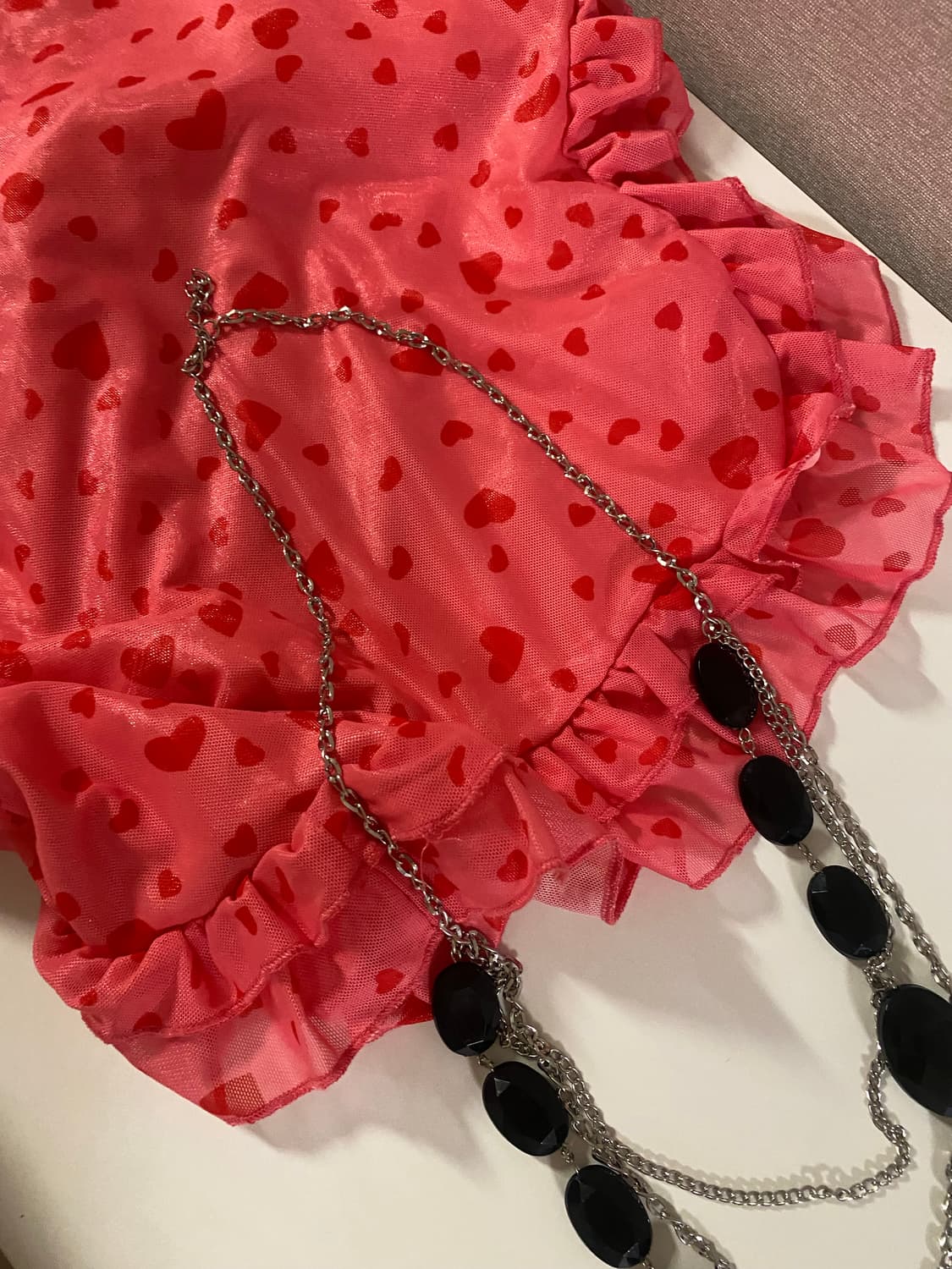 블랙 비즈 목걸이 상품이미지6