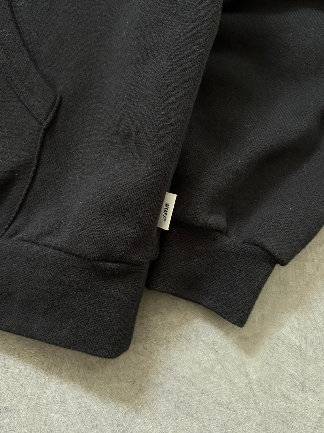 WTAPS 더블탭스 21AW 블랙 후드 상품이미지2