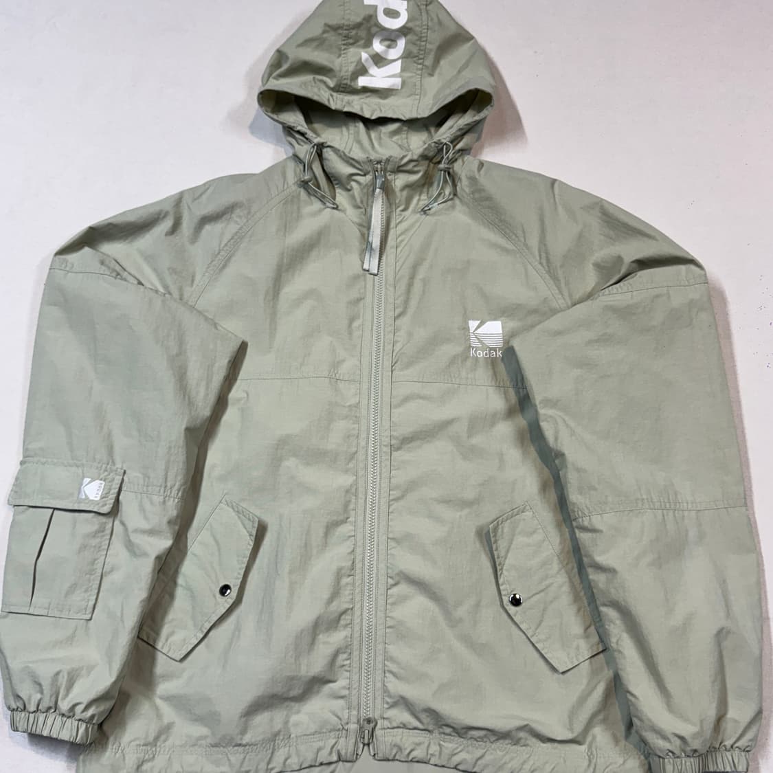 L) 코닥 어패럴 후드 바람막이 자켓 2way지퍼 상품이미지2