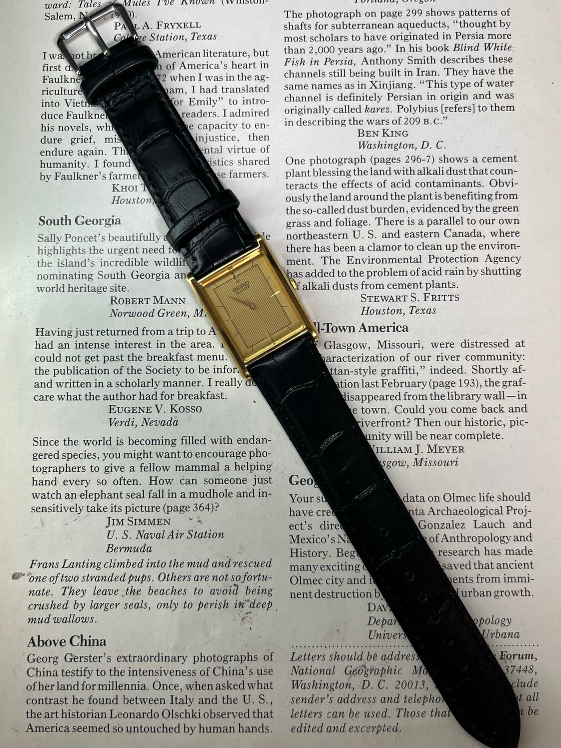 SEIKO 탱크 남성용 쿼츠 상품이미지3