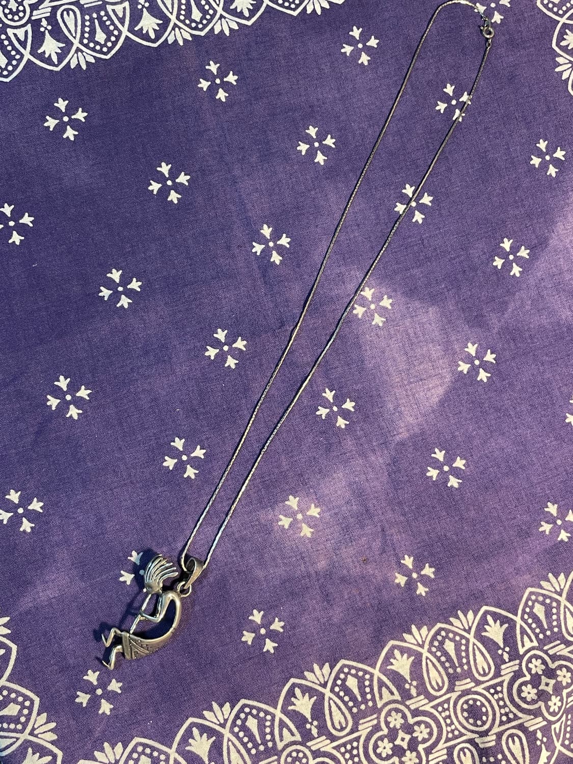 Navajo 925 Silver Kokopelli Necklace 상품이미지5