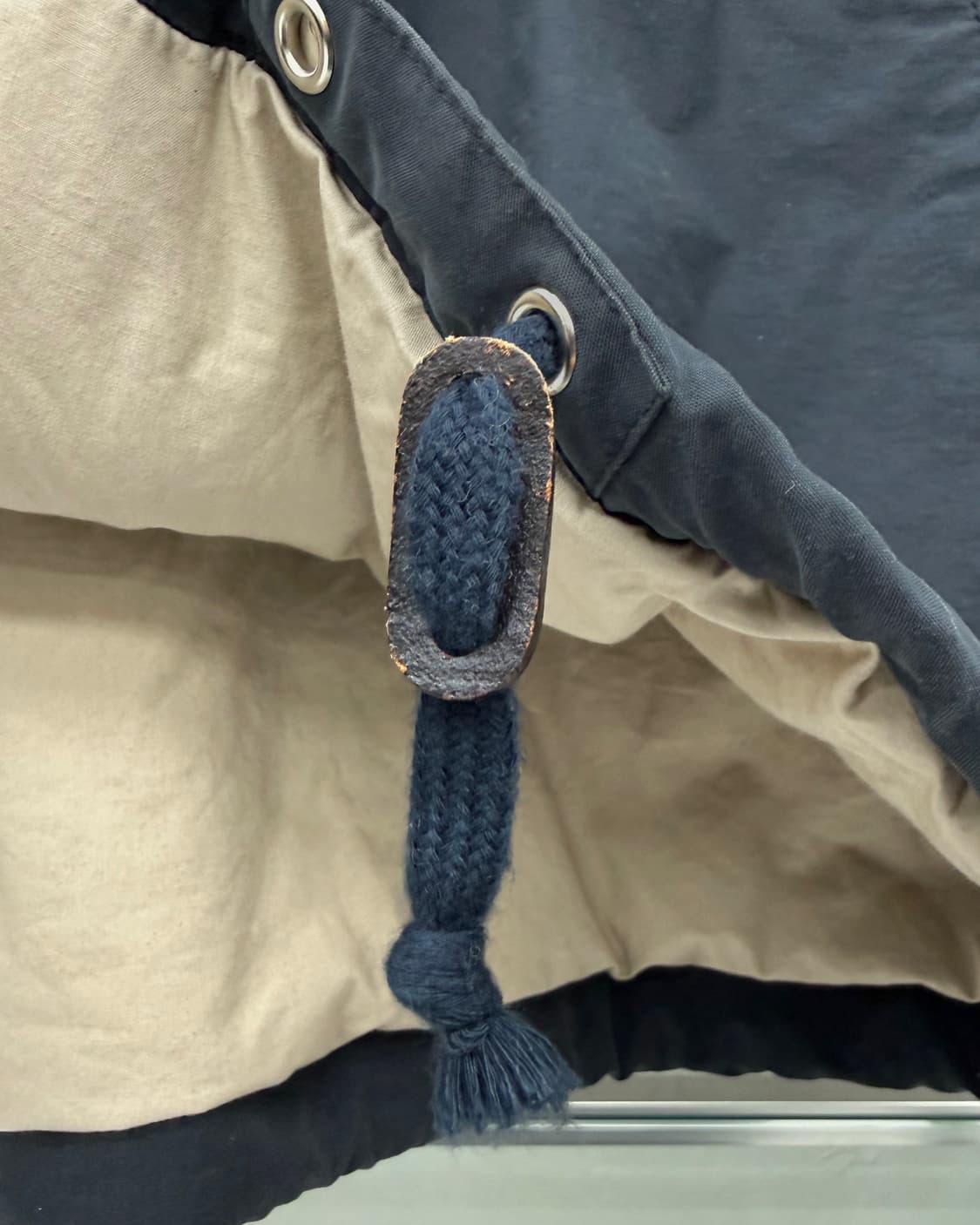 노티카 00s 코튼쉘 봄버 코치 자켓 네이비 상품이미지4