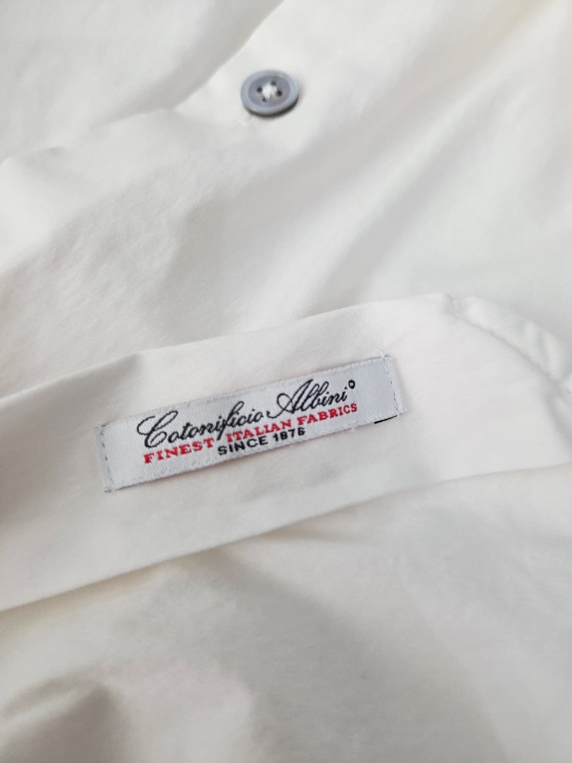 SYSTEM 시스템 알비니 원단 화이트 셔츠_100 상품이미지8