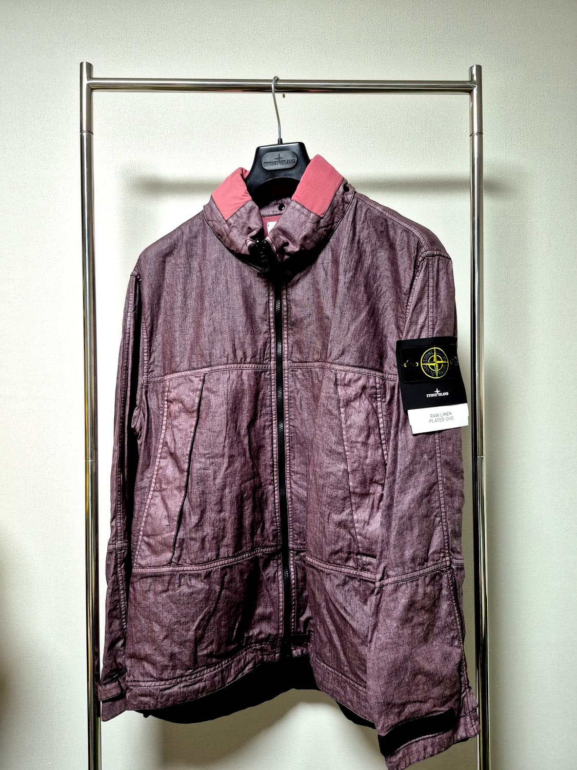 스톤아일랜드 RAW LINEN PLATED - OVD 자켓 상품이미지2