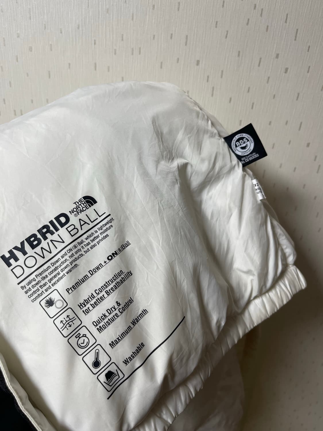 노스페이스 정품 여성용 눕시 하이브리드 다운 볼 자켓 90 상품이미지8