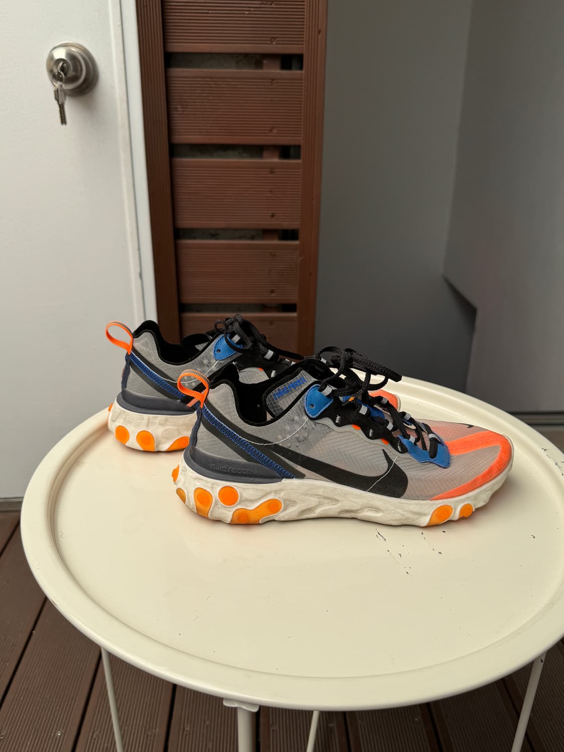 나이키 리액트 엘리먼트 87 썬더블루 토탈오렌지 255(260-265도  상품이미지4