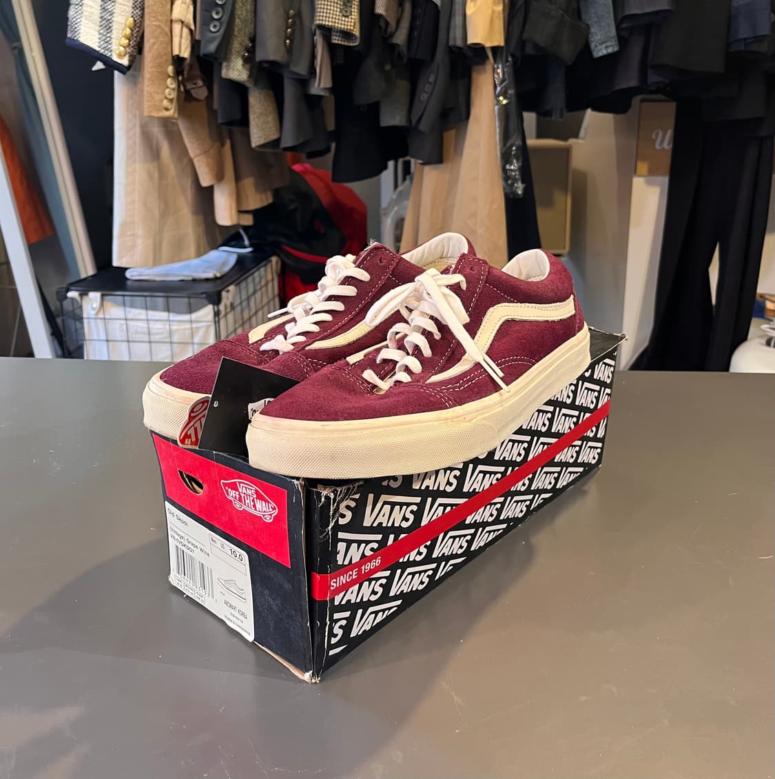 반스 올드스쿨 빈티지 그레이프 와인(280mm) 상품이미지1