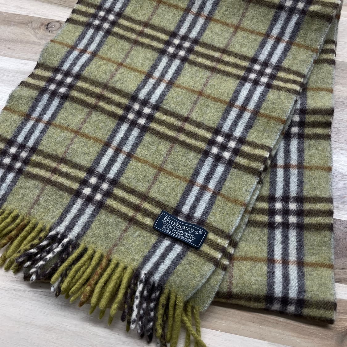 버버리 램스울 머플러 목도리 카키 상품이미지1