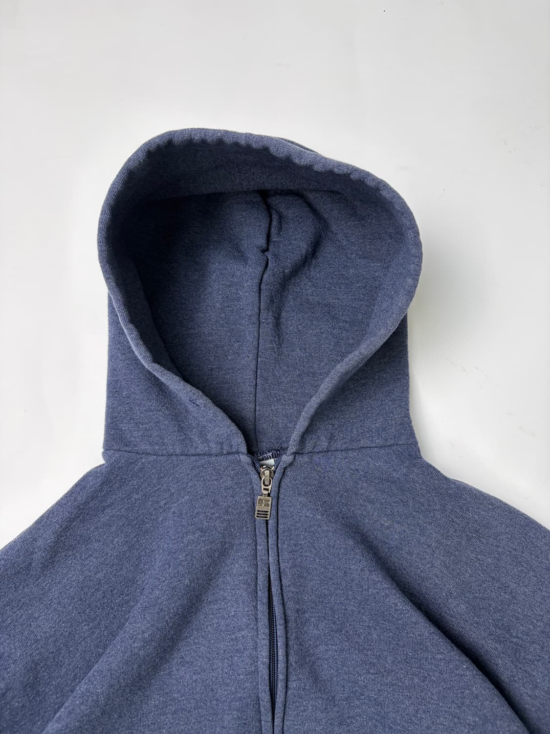90s Russell Zip Up Hoodie (charcoal blue 상품이미지6