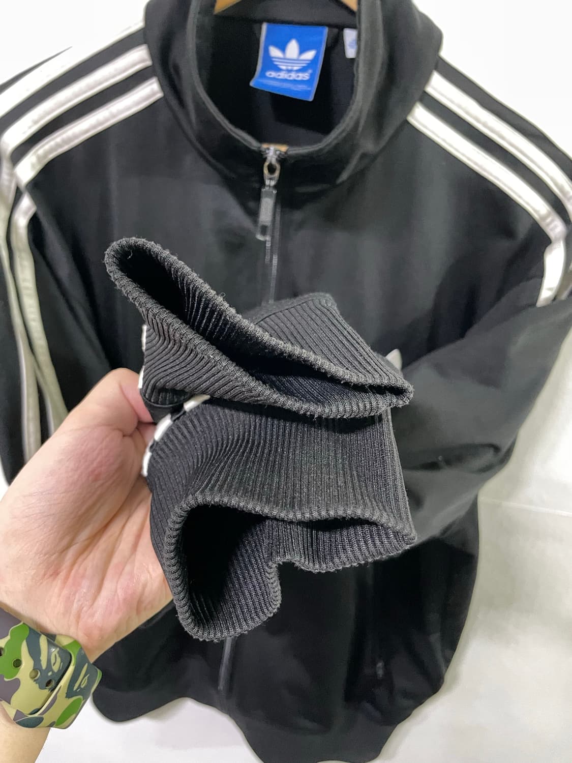 아디다스 져지 파이어버드 트랙탑 져지 자켓 블랙 105 상품이미지6