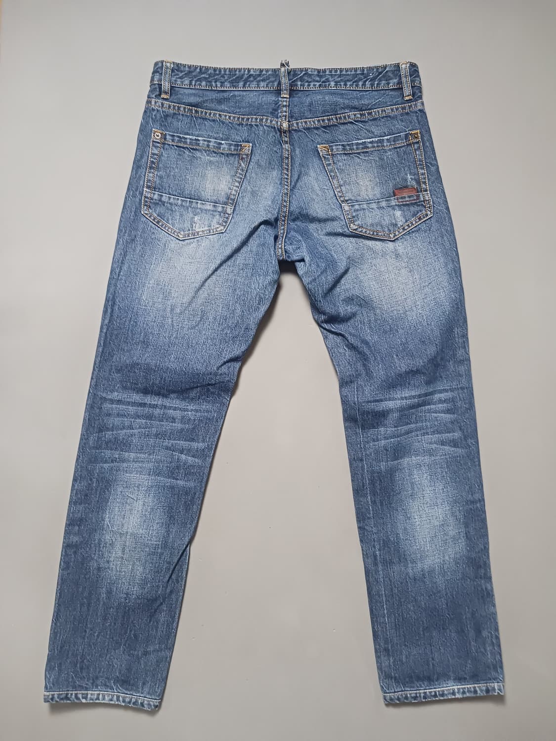 [34] 디스퀘어드2 멀티페인팅 레드탭 레귤러진 청바지 상품이미지7