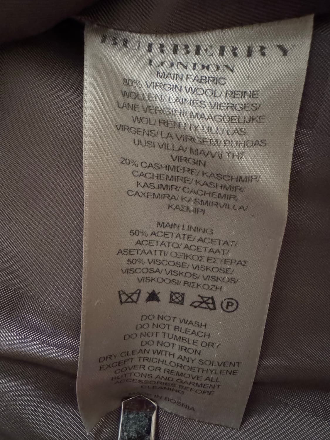 버버리 울 트렌치 코트 (UK6 / ITA 38 /USA 4) 상품이미지5