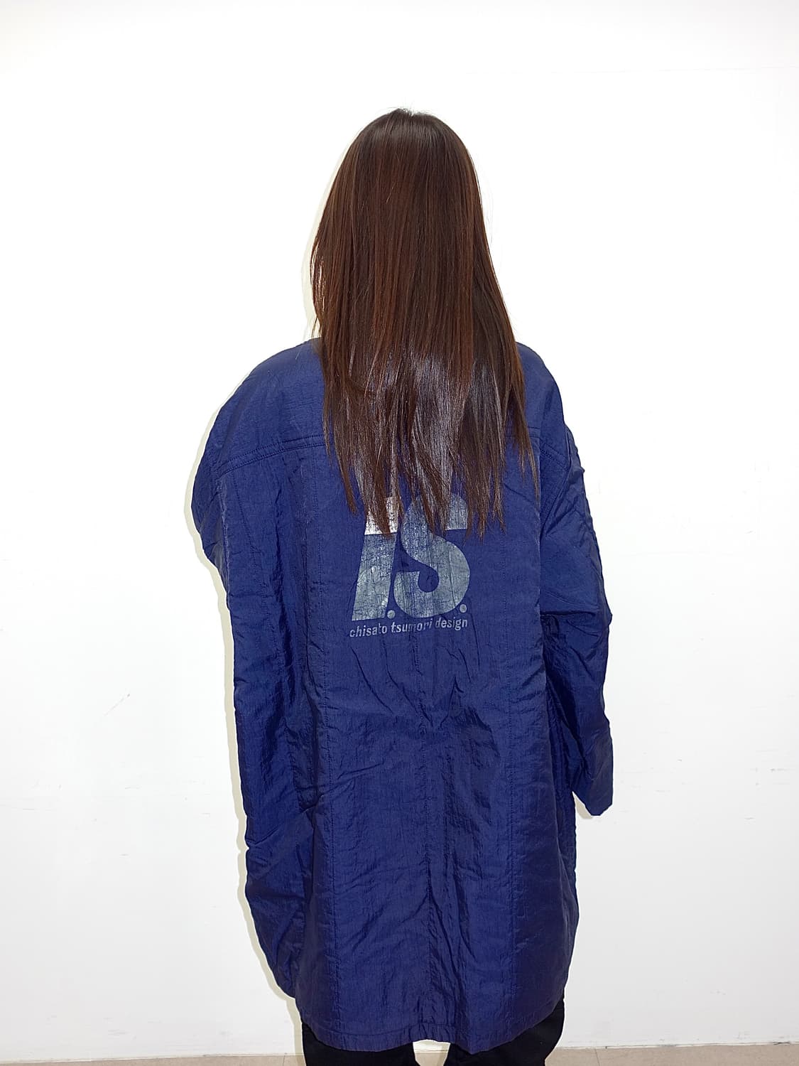 •이세이미야케 80s 치사토 츠모리 빈티지 리버시블 롱 재킷 코트 상품이미지2