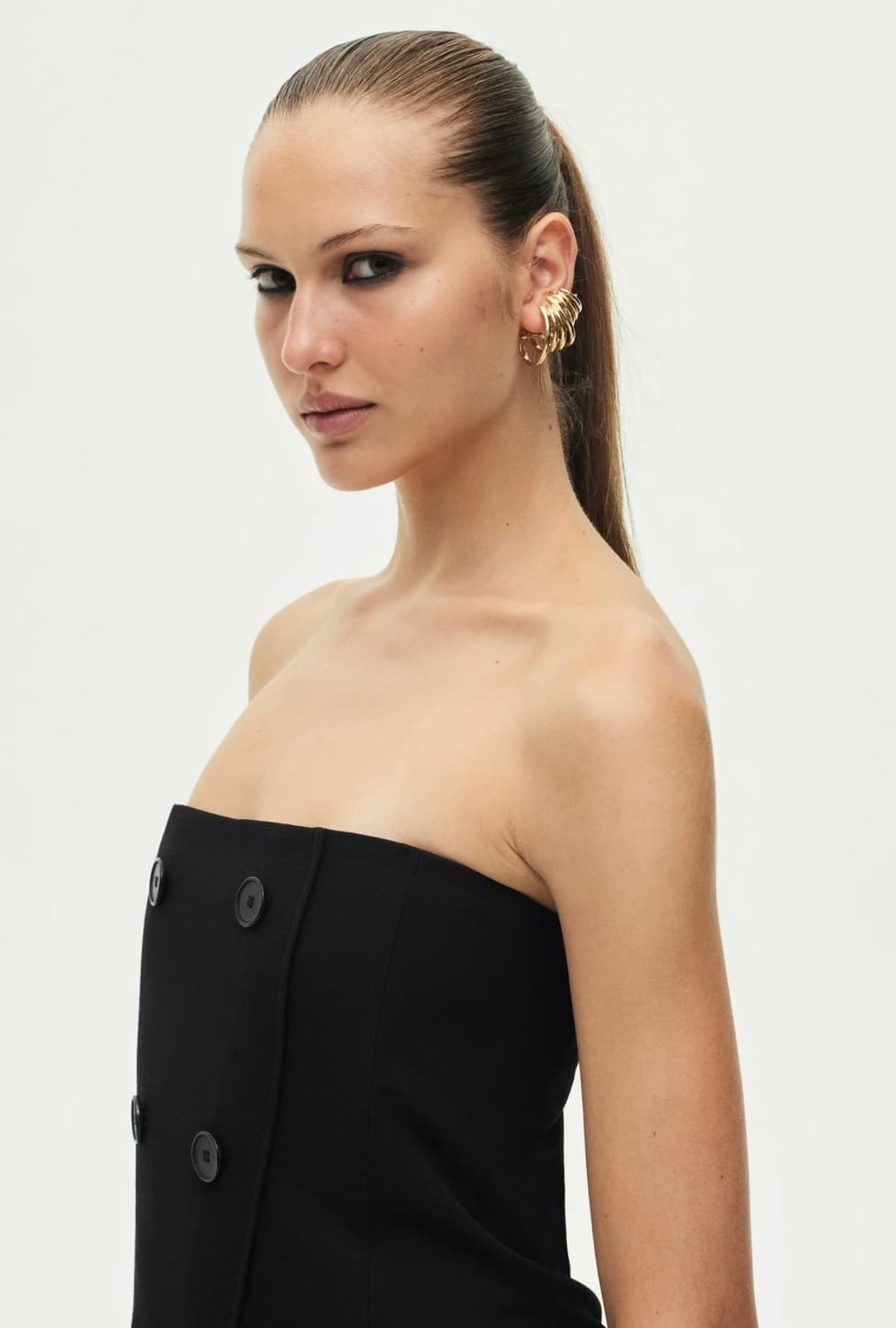 자라 ZW 컬렉션 시리즈 튜브탑 점프수트 S 상품이미지4