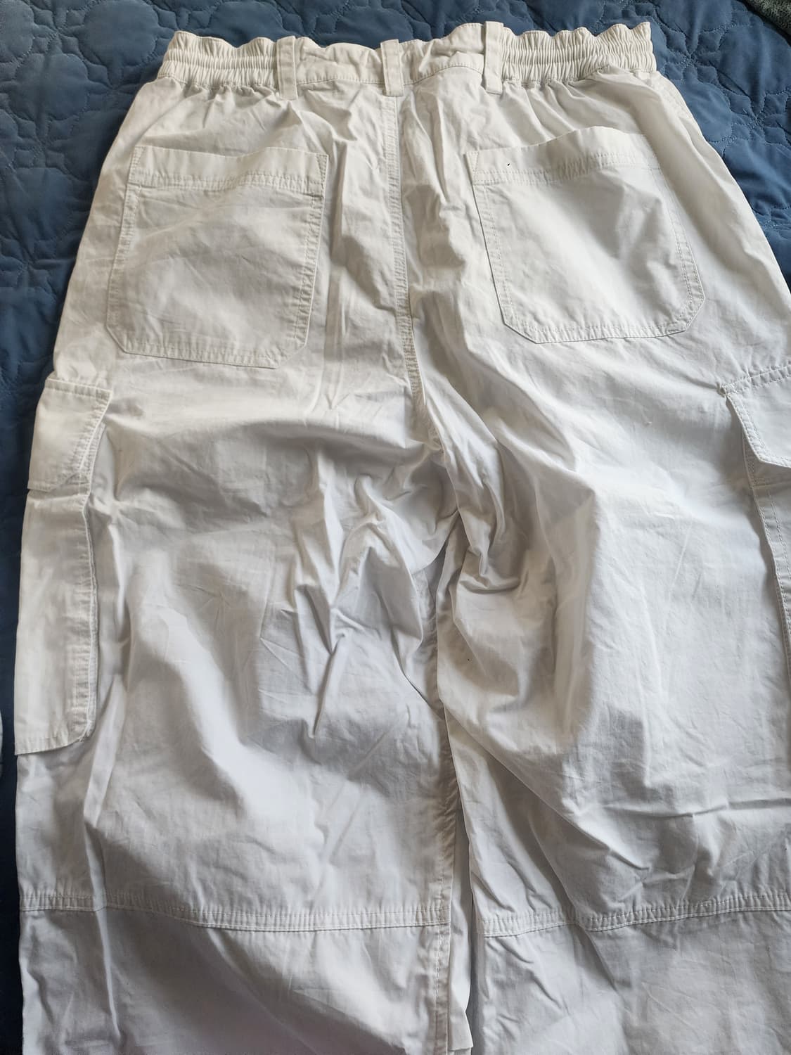 (새상품)코드그라피 와이드 파라슈트 카고 팬츠 오프화이트 L 상품이미지6