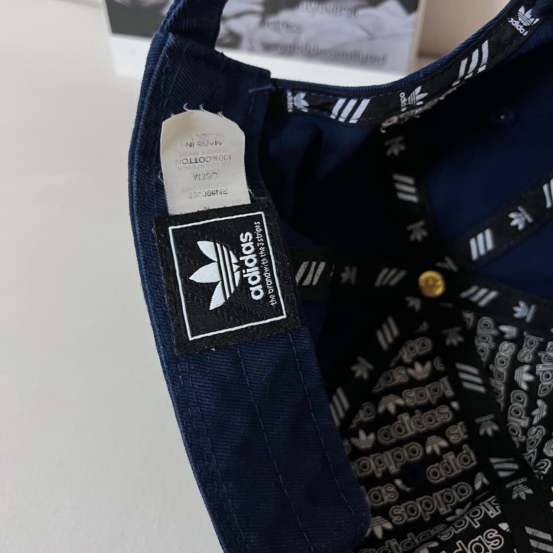 [정품] 아디다스 네이비 트레포일 모자 상품이미지4