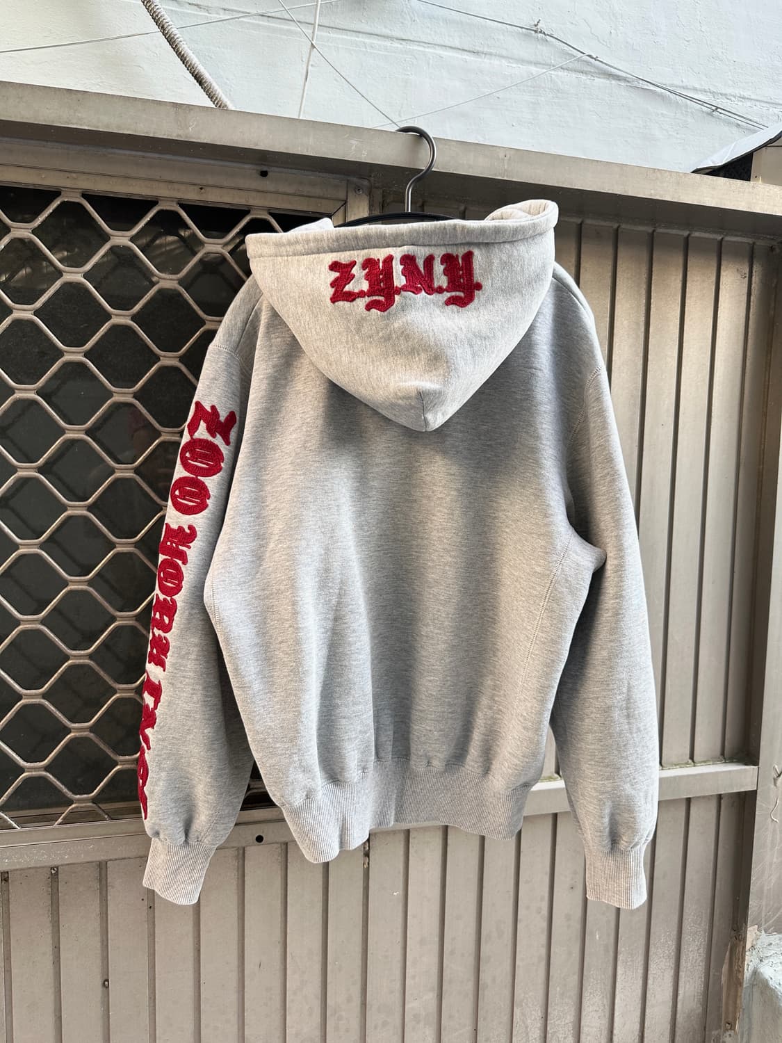 ZOO YORK rare gothic embroidery hood zip 상품이미지6