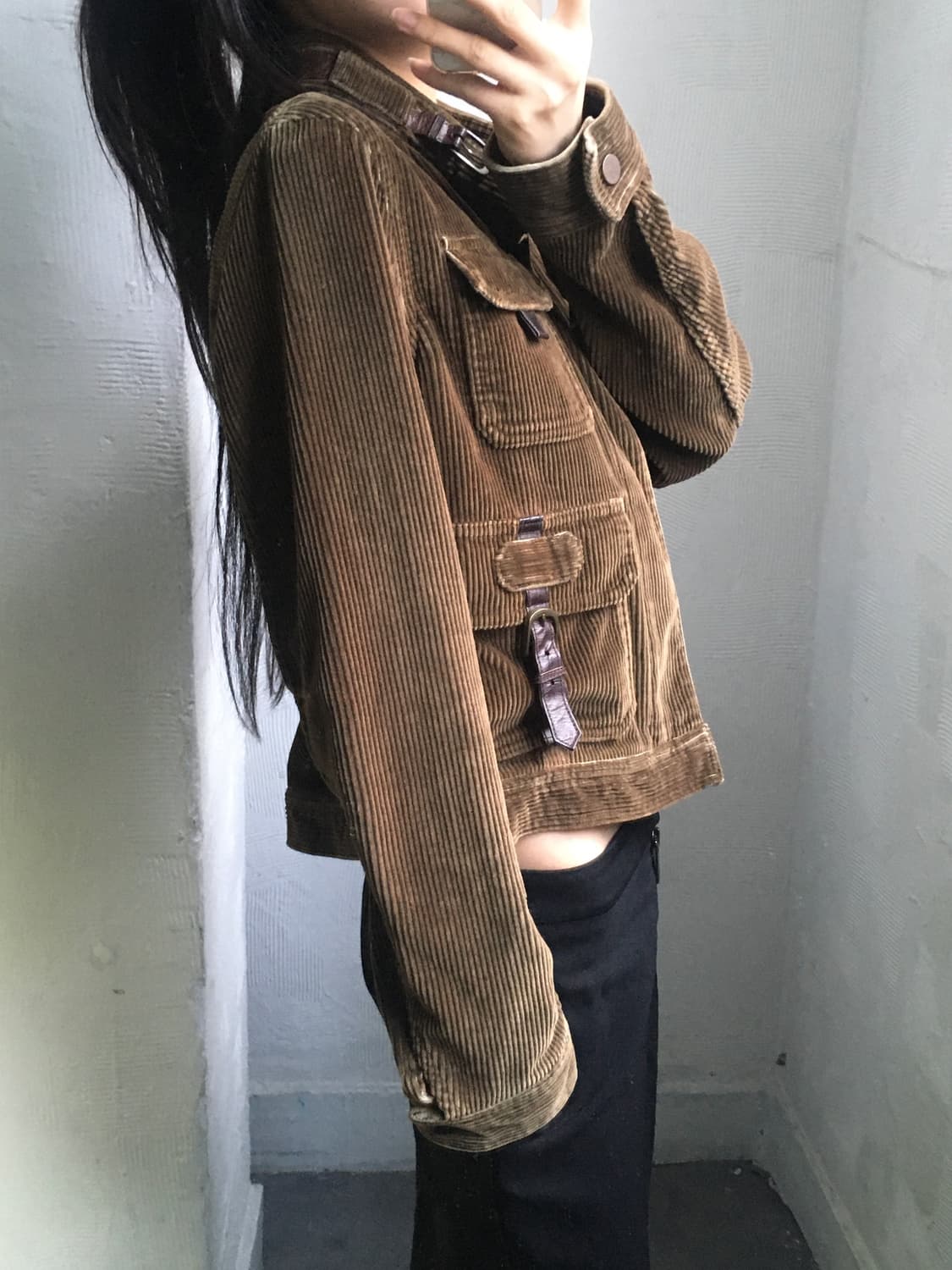 Polo 폴로 랄프로렌 브라운 카키 코듀로이 자켓 상품이미지3