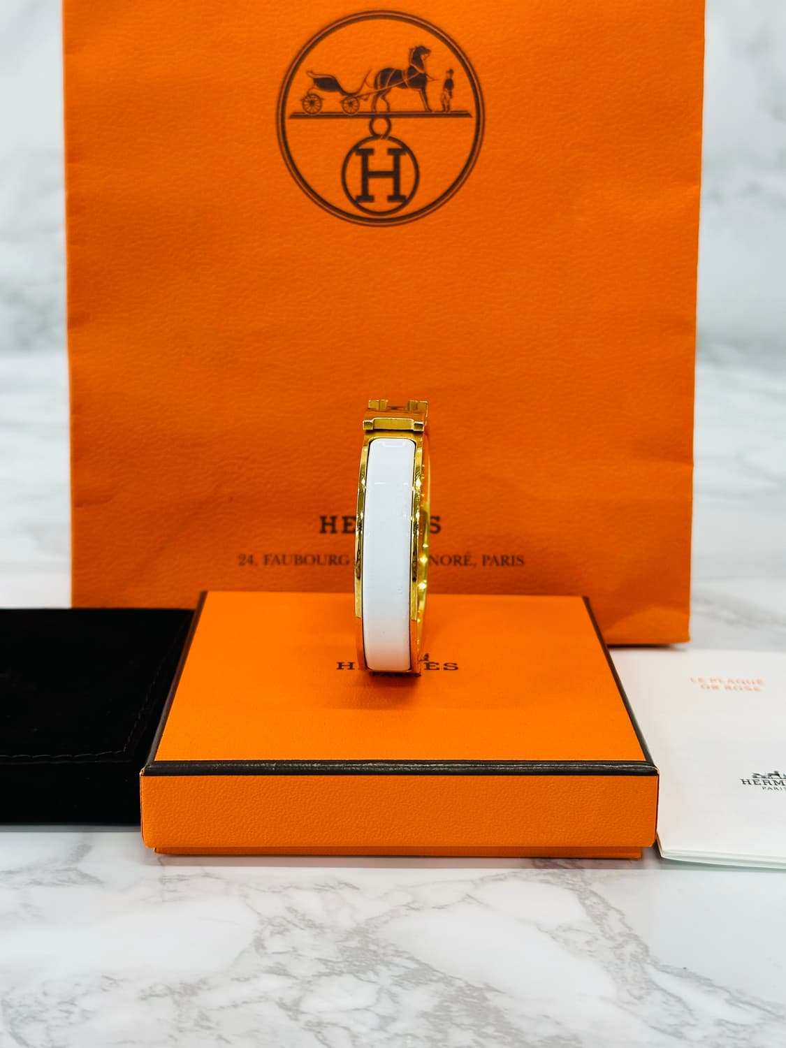 [풀구성] 에르메스 클릭아슈 로즈골드 블랑 PM  상품이미지6
