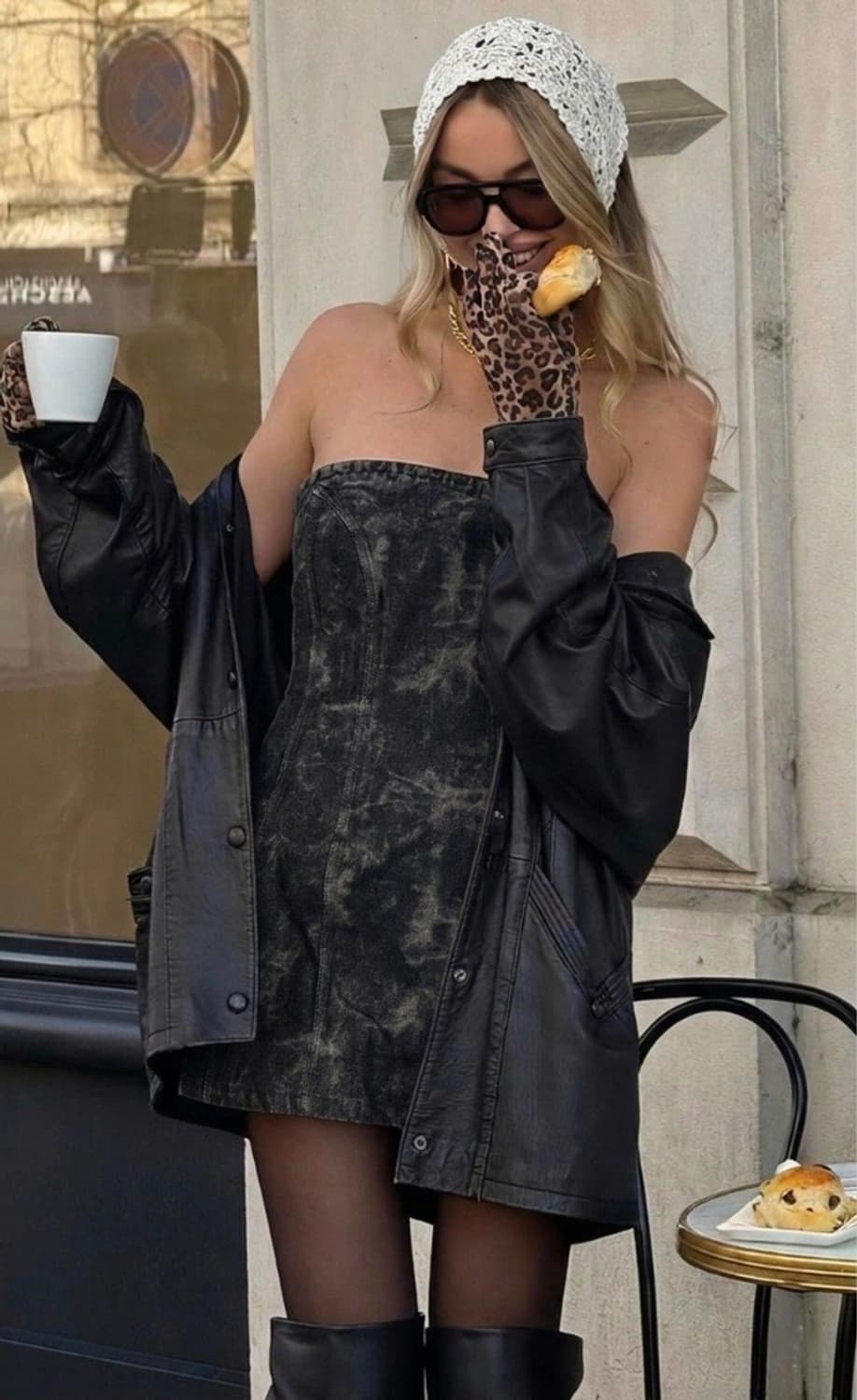 쓰리타임즈 루시퍼 데님 미니 원피스 상품이미지2