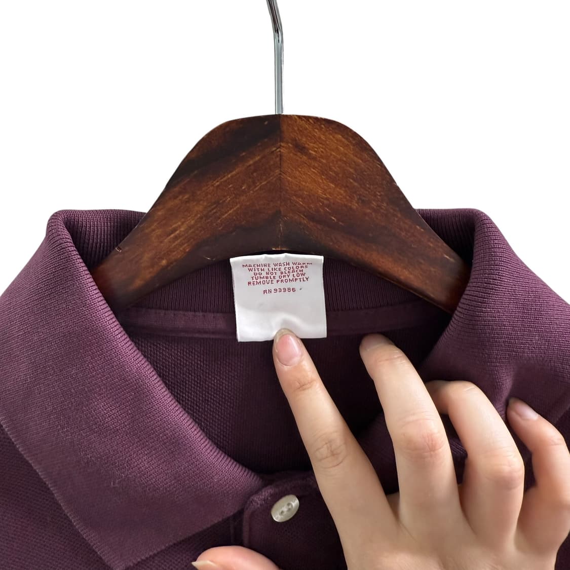 [M] 브룩스브라더스 버건디 카라티 상품이미지6