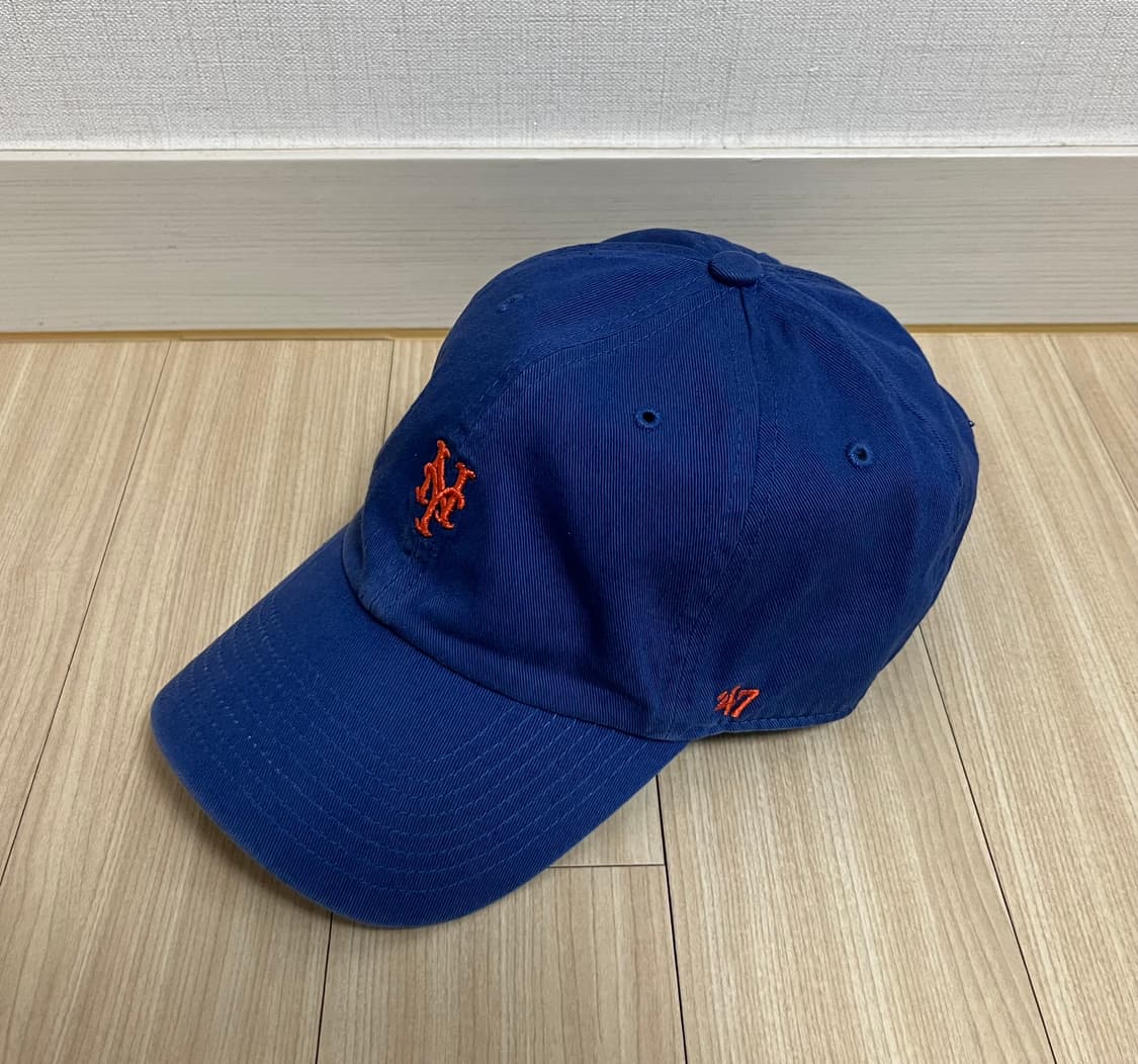 47브랜드 뉴욕 메츠 MLB 러너 클린업 볼캡 모자 블루 상품이미지1