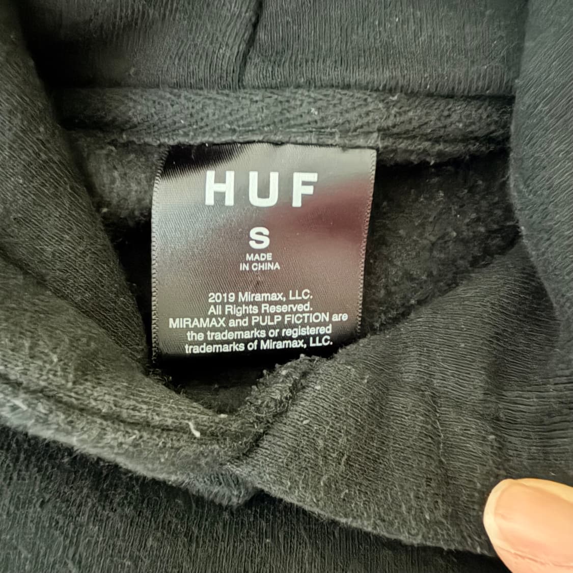 허프 x 펄프픽션 풀오버 후드티셔츠 상품이미지5