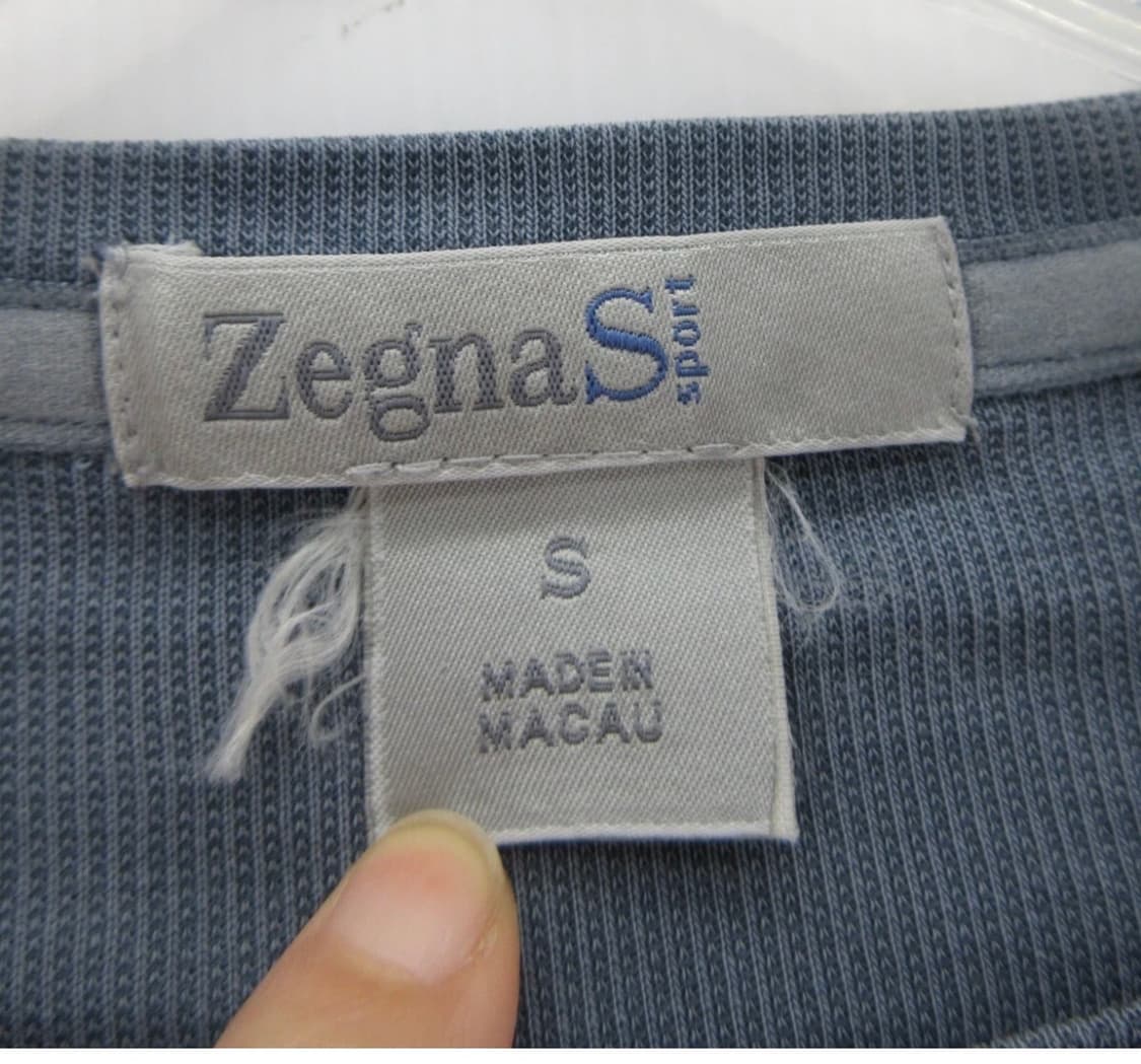 00s Zegna 제냐 스포츠 와플 롱슬리브 상품이미지5
