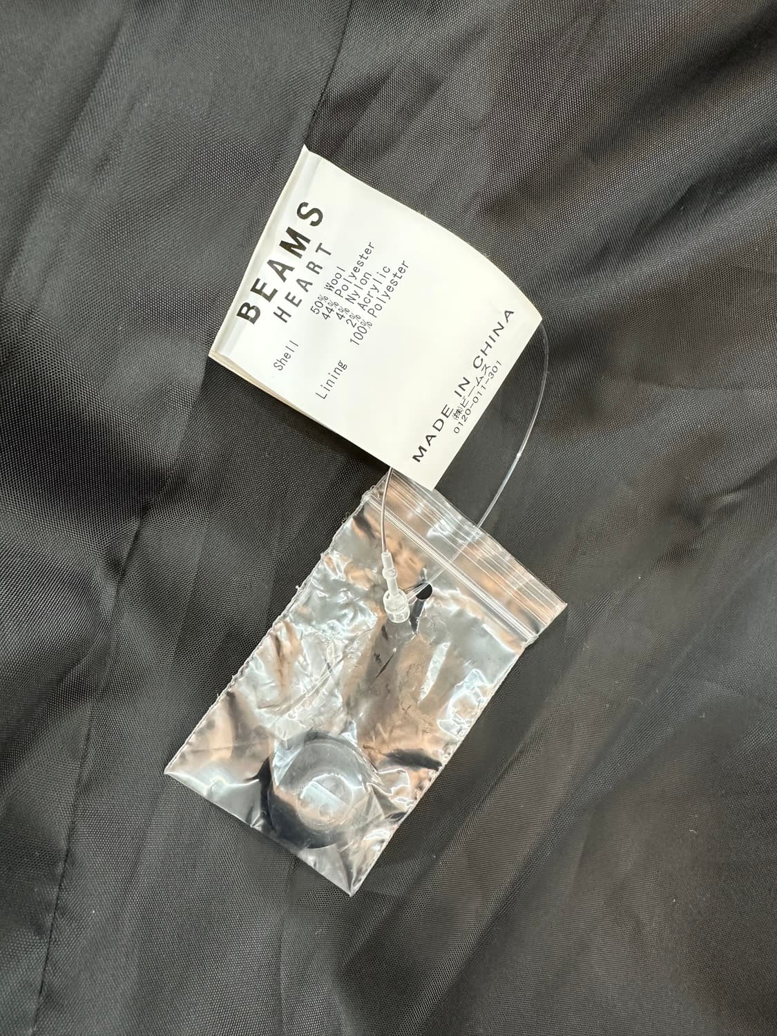 BeAMS 빔즈 울 모즈 코트 M-51 M-65 후드 다크 네이비 L 상품이미지10