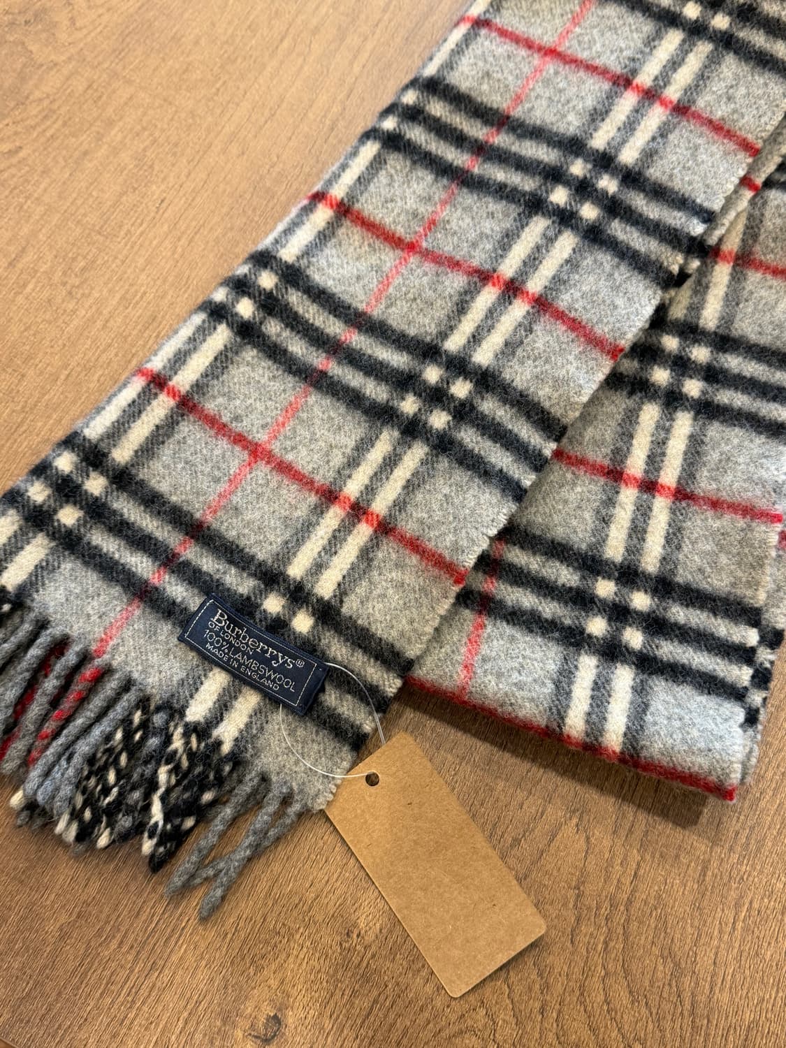 Burberrys 버버리 램스울 체크 머플러 (made England) 상품이미지2