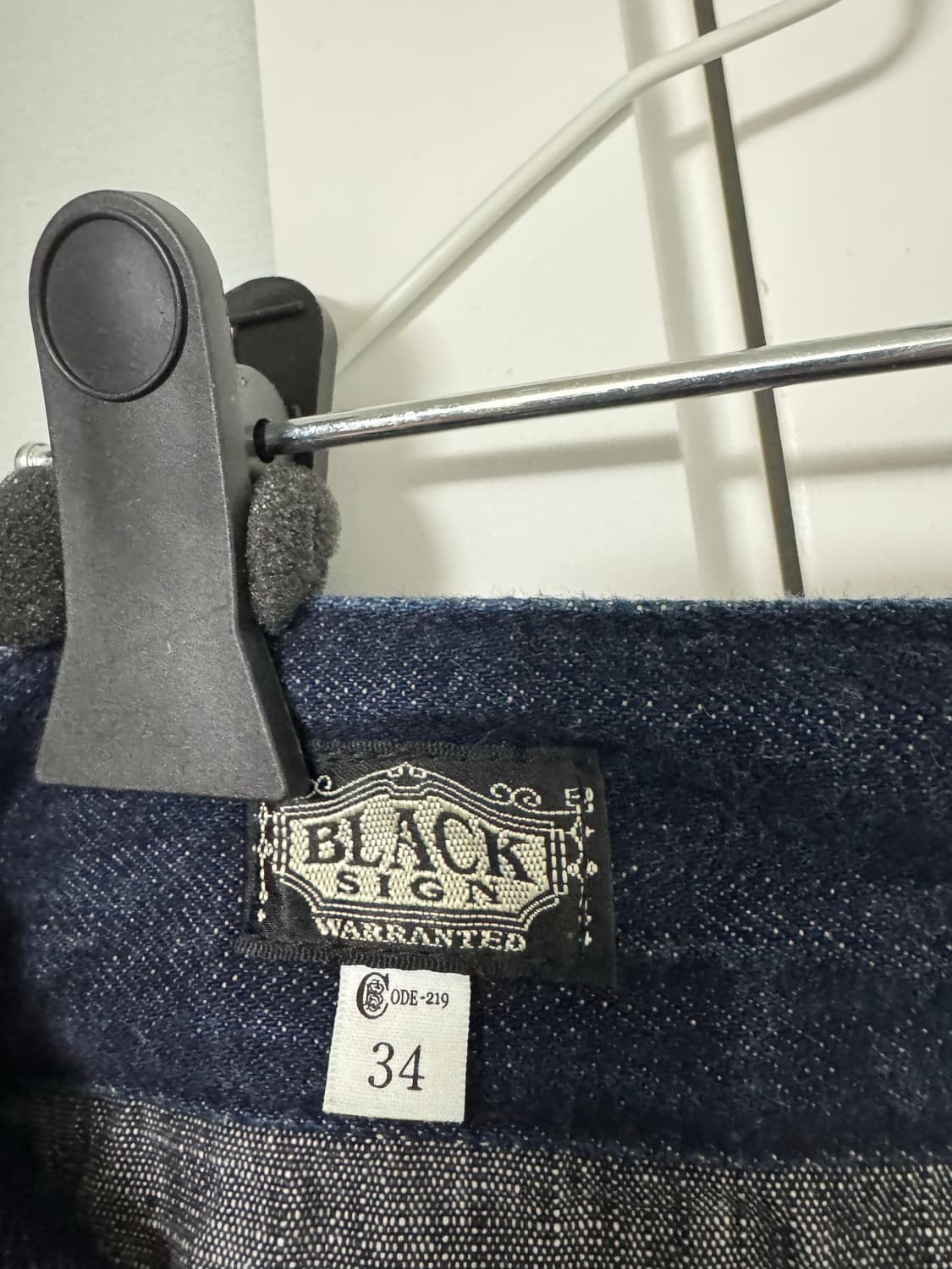 블랙사인 Black sign 인디고 팬츠 34사이즈 상품이미지4