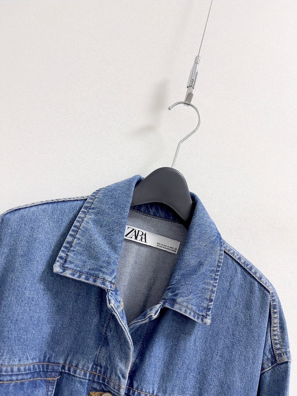 자라 데님 하프 자켓 상품이미지4