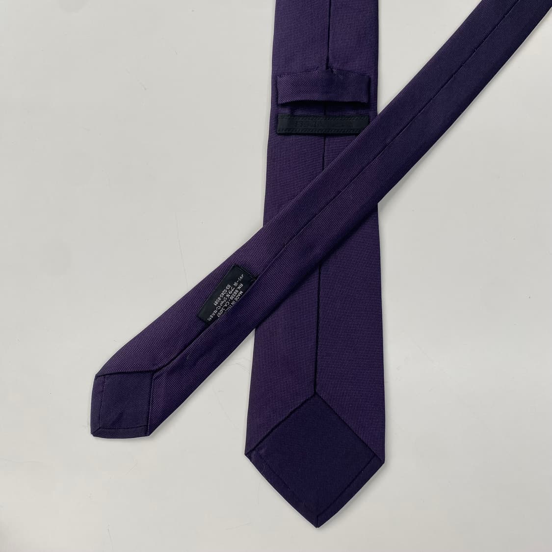 프라다(PRADA) 퍼플 명품 정품 넥타이 7.4cm 상품이미지3