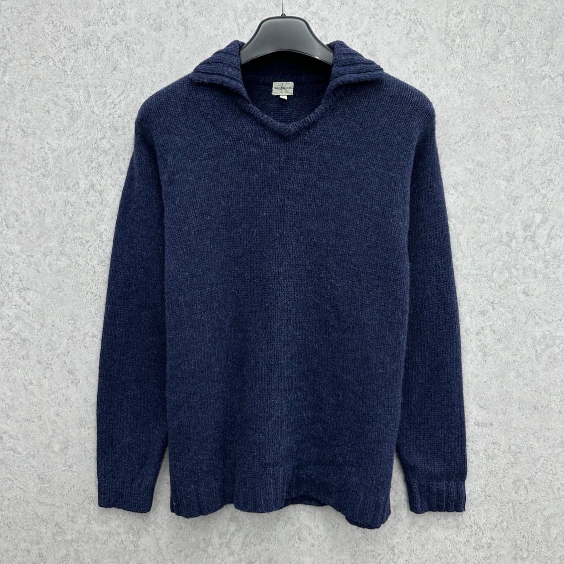 95 캘빈클라인 재팬 남자 울 카라 니트 상품이미지1