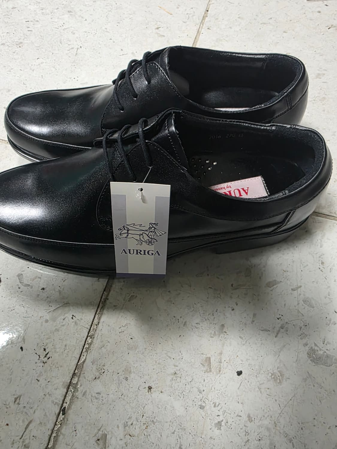AURIGA 남성 구두 270 블랙 새상품 상품이미지2