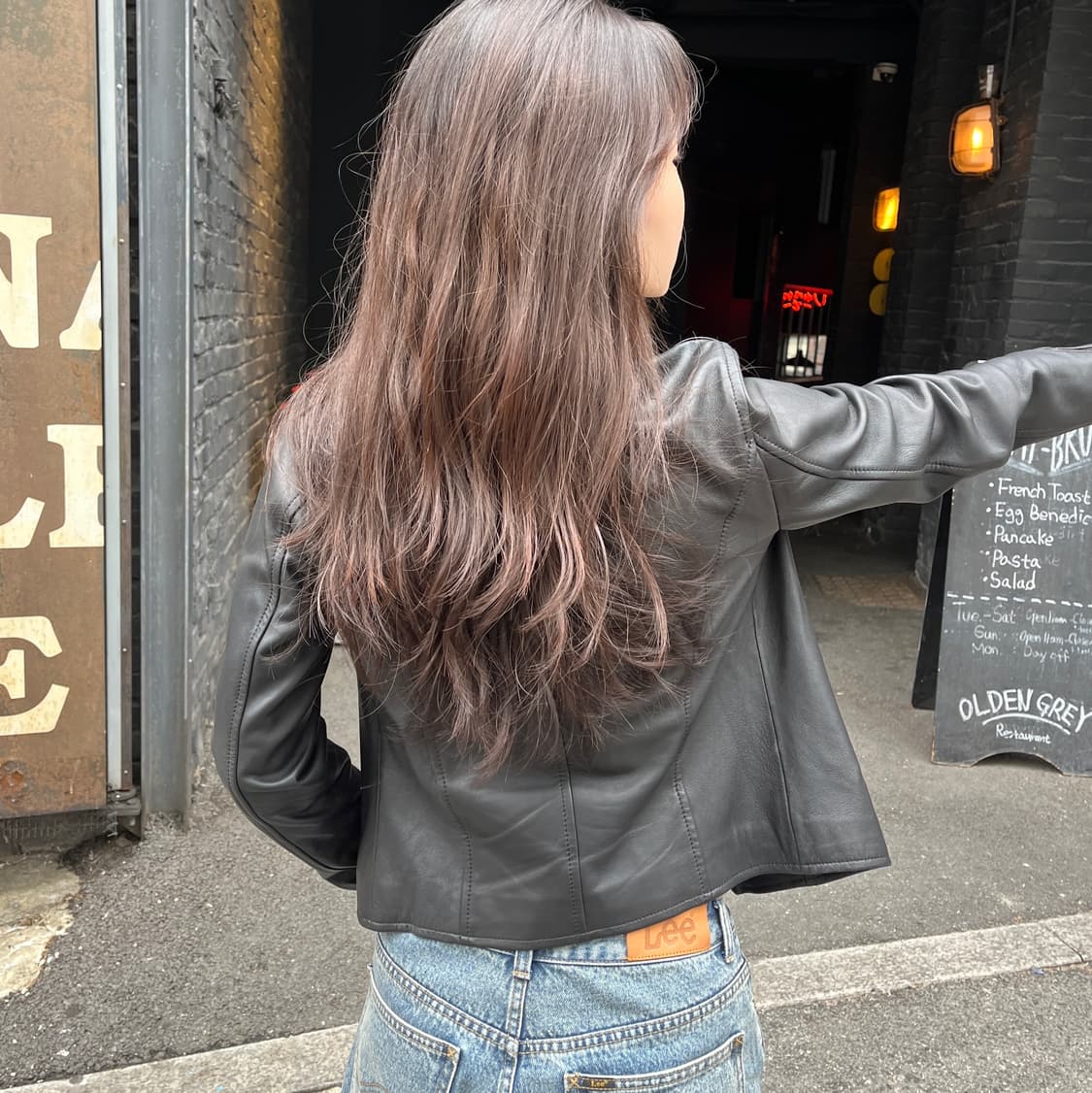 마시모두띠 램스킨 레더 자켓 상품이미지2