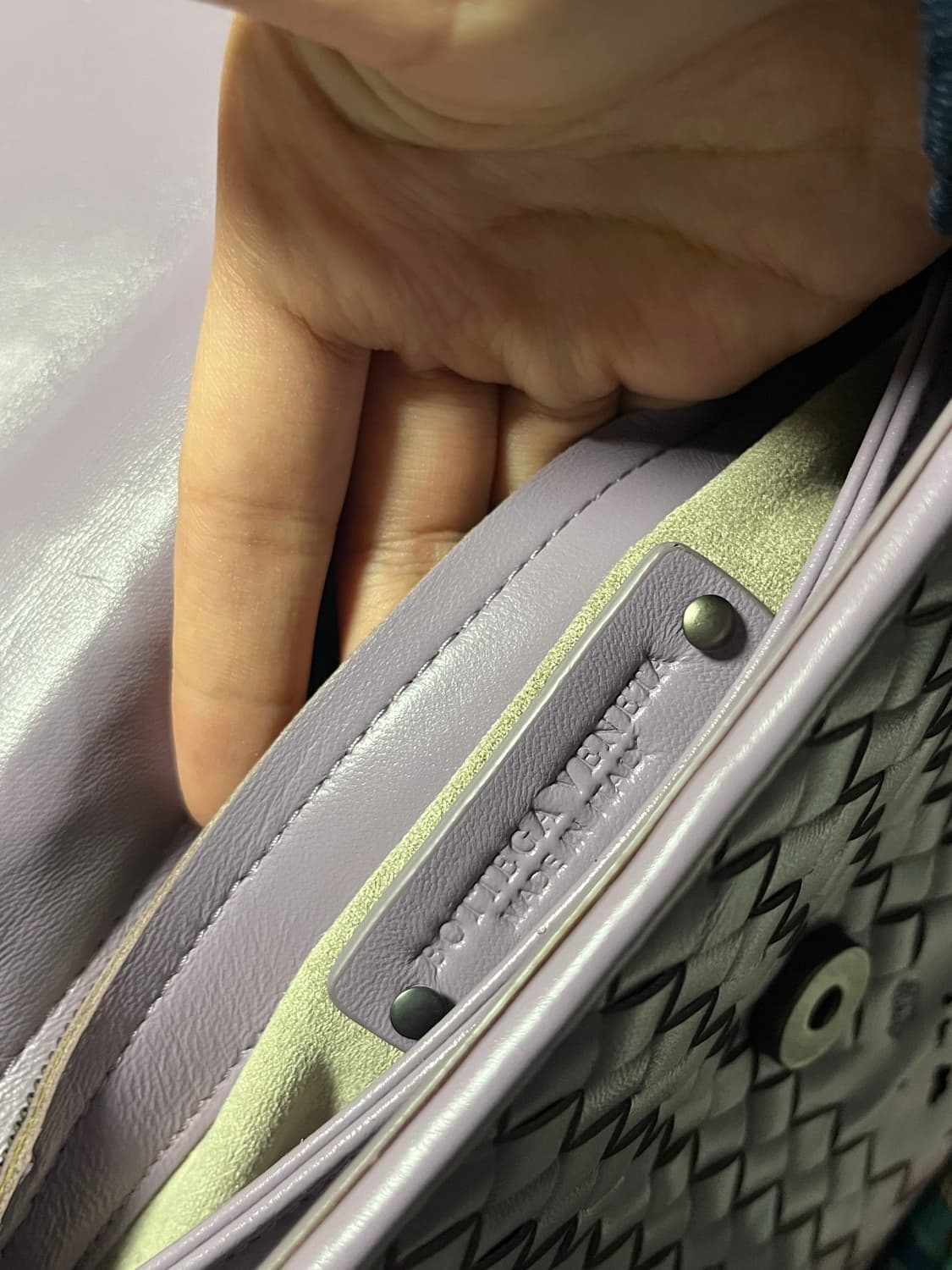 보테가 베네타 보라색 가방 상품이미지3