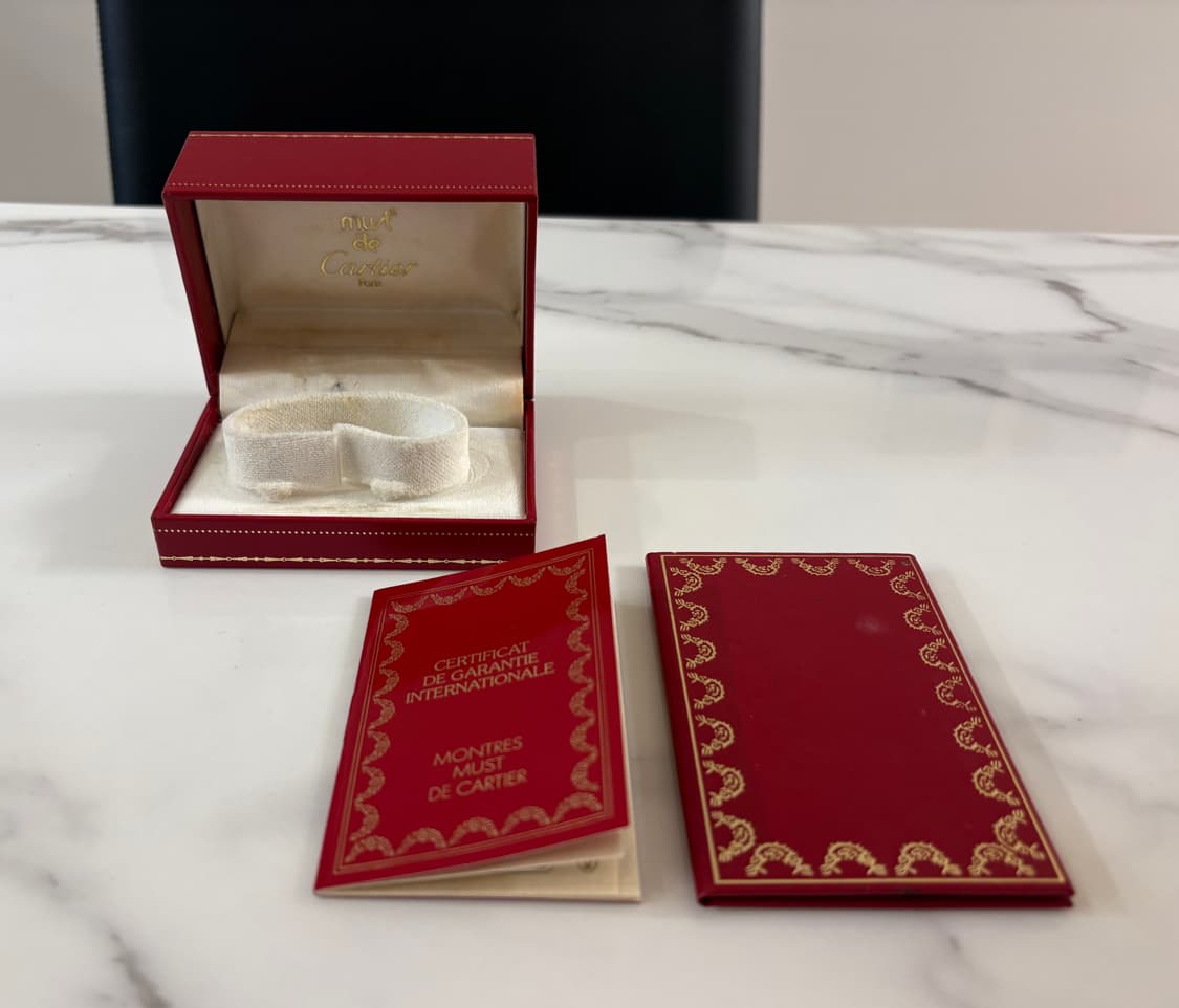 [풀구성] 까르띠에 방돔 LM 30mm 쿼츠 빈티지 시계 상품이미지6