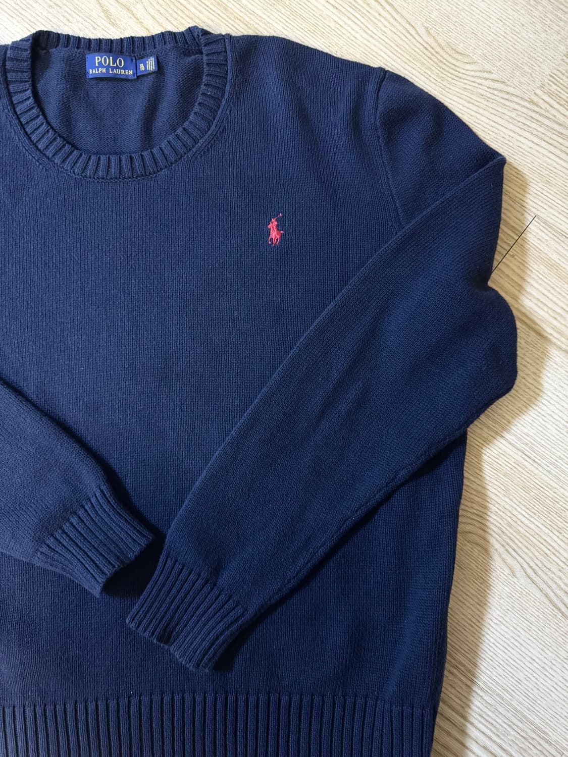 폴로 네이비 니트 XL 상품이미지2