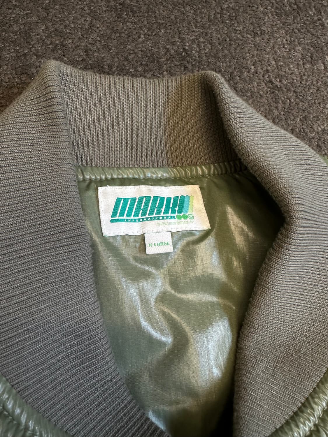 Markm MA-1 항공점퍼 XL 올리브 상품이미지4