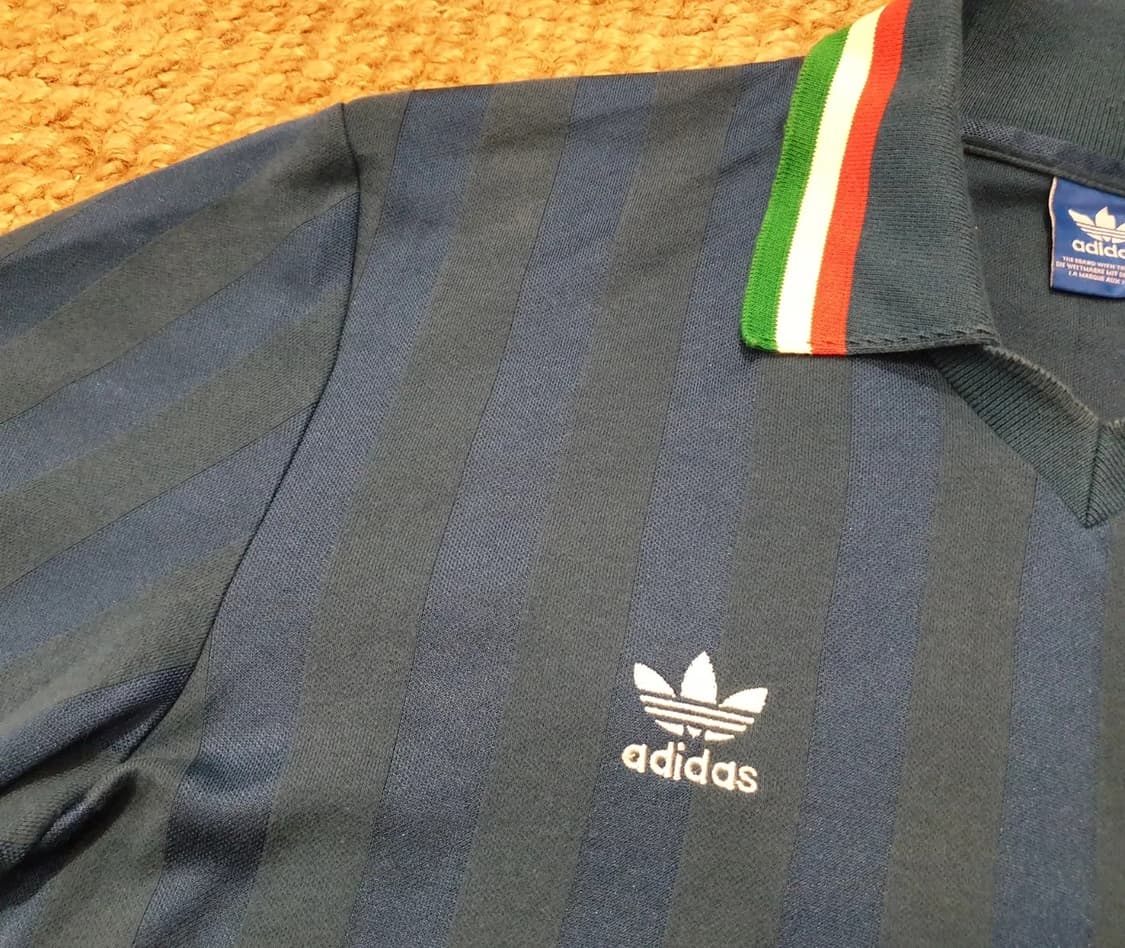 아디다스 이탈리아대표팀  올드 카라 져지 상품이미지5