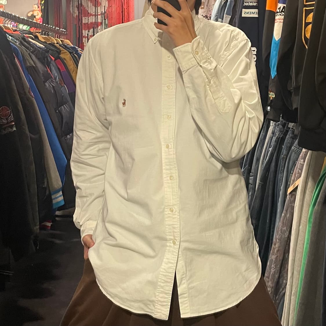 [IM] Polo 폴로랄프로렌 화이트 긴팔셔츠 상품이미지2