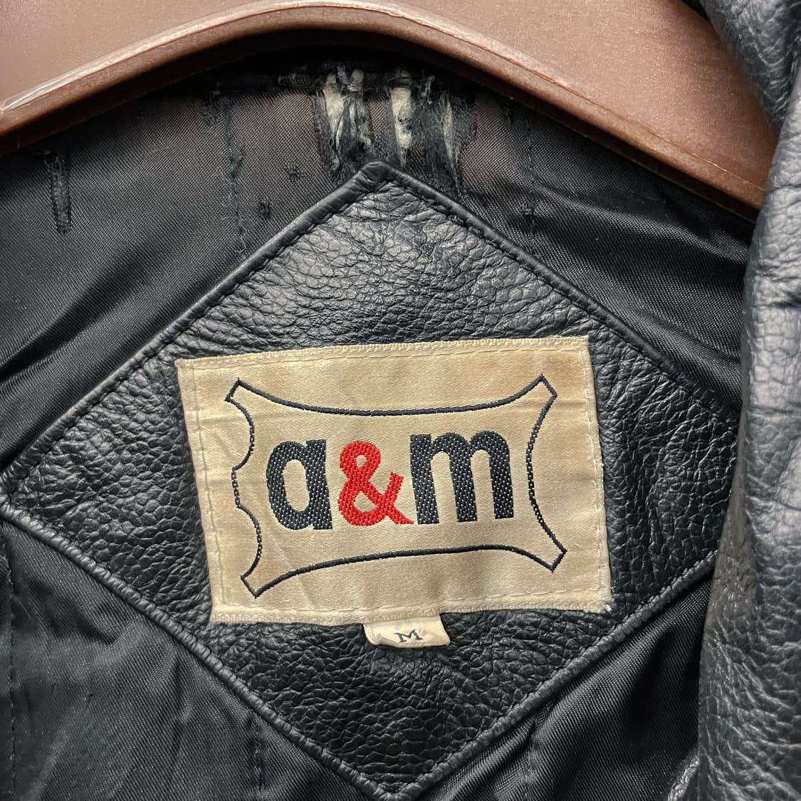 빈티지 라이더 소가죽 크롭 리얼 레더 자켓 상품이미지7