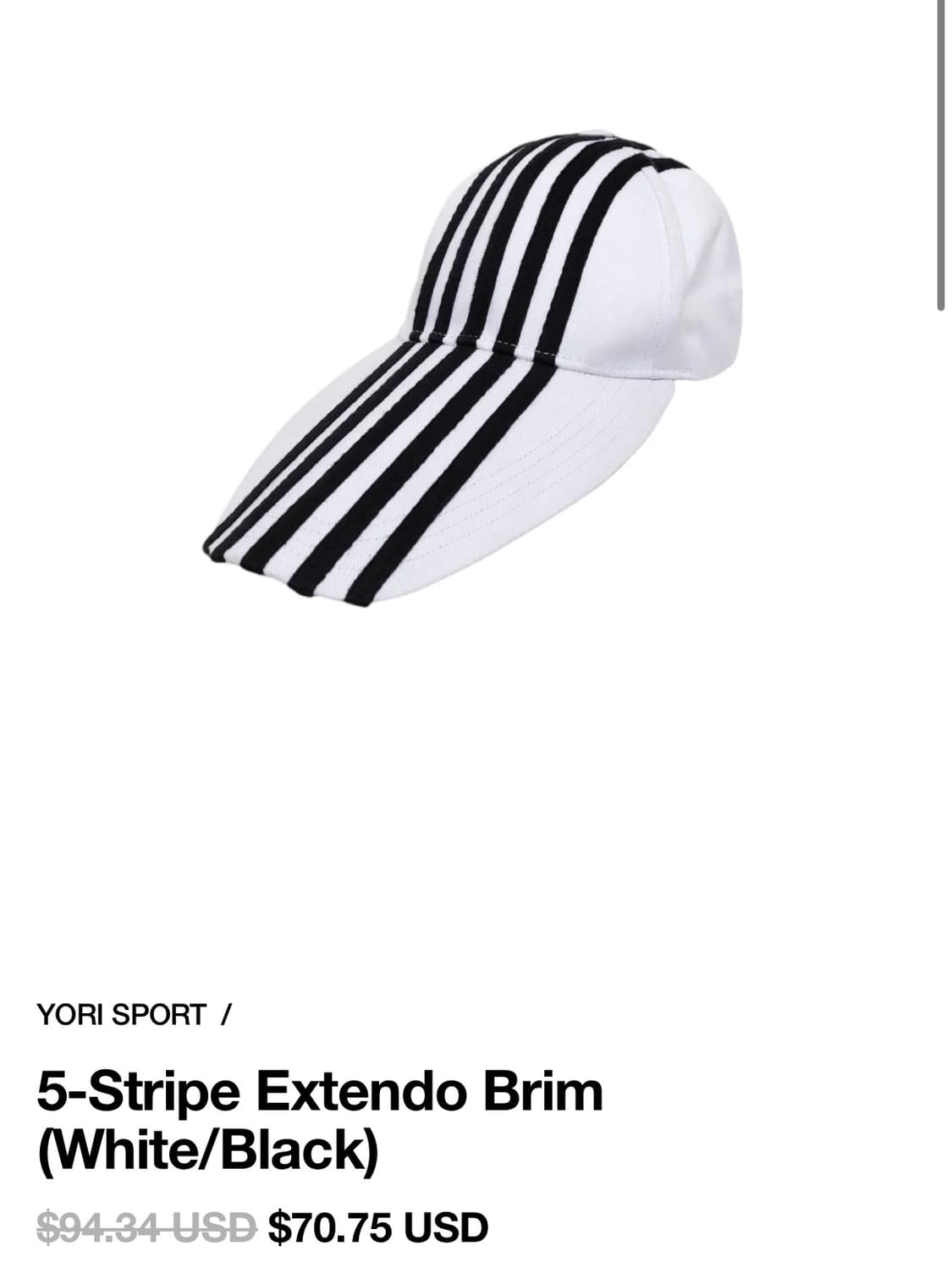 5-stripe Extendo Brim 상품이미지2
