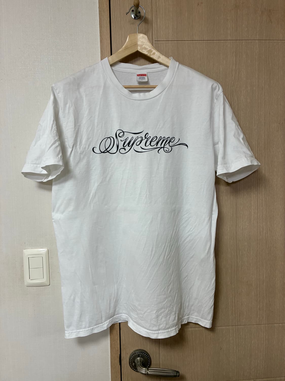 [L]슈프림 미스터카툰 로고 티셔츠 상품이미지1