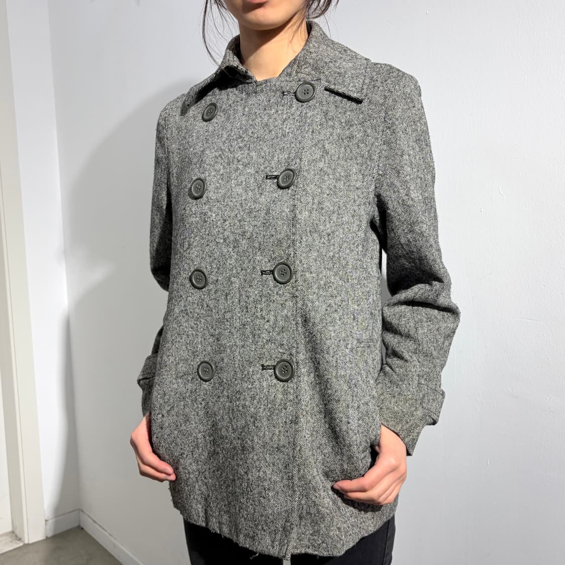 KILIWATCH 코트 그레이 더블 자켓 상품이미지2