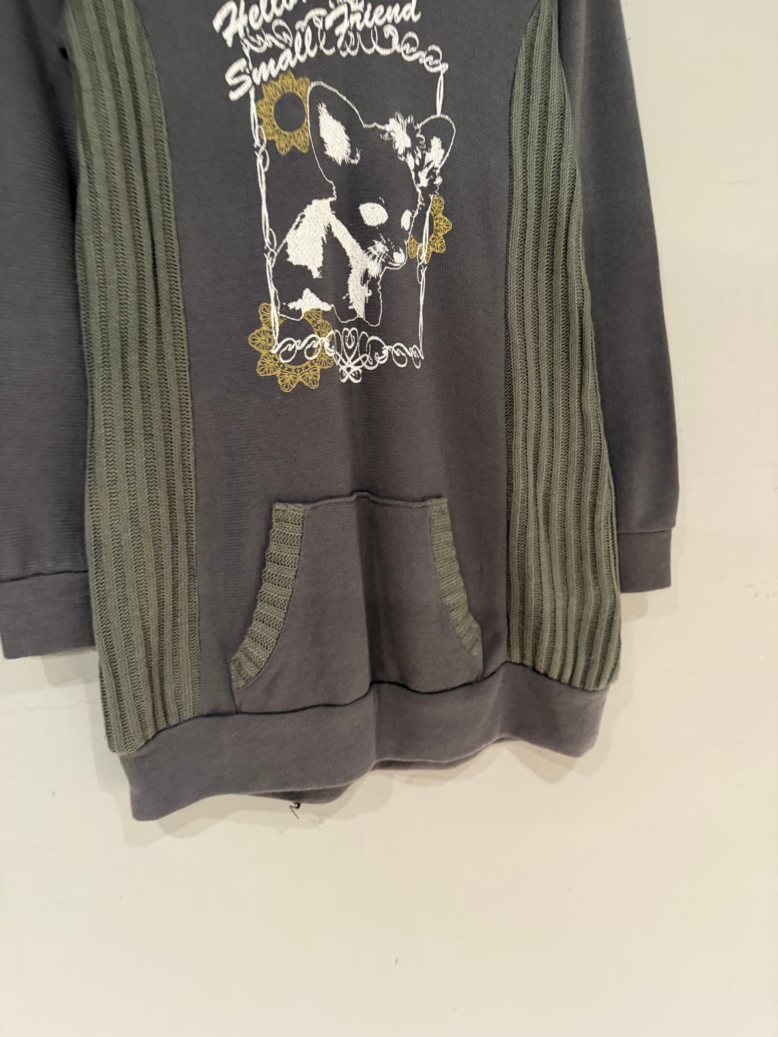 knit layered printing detail top 상품이미지8