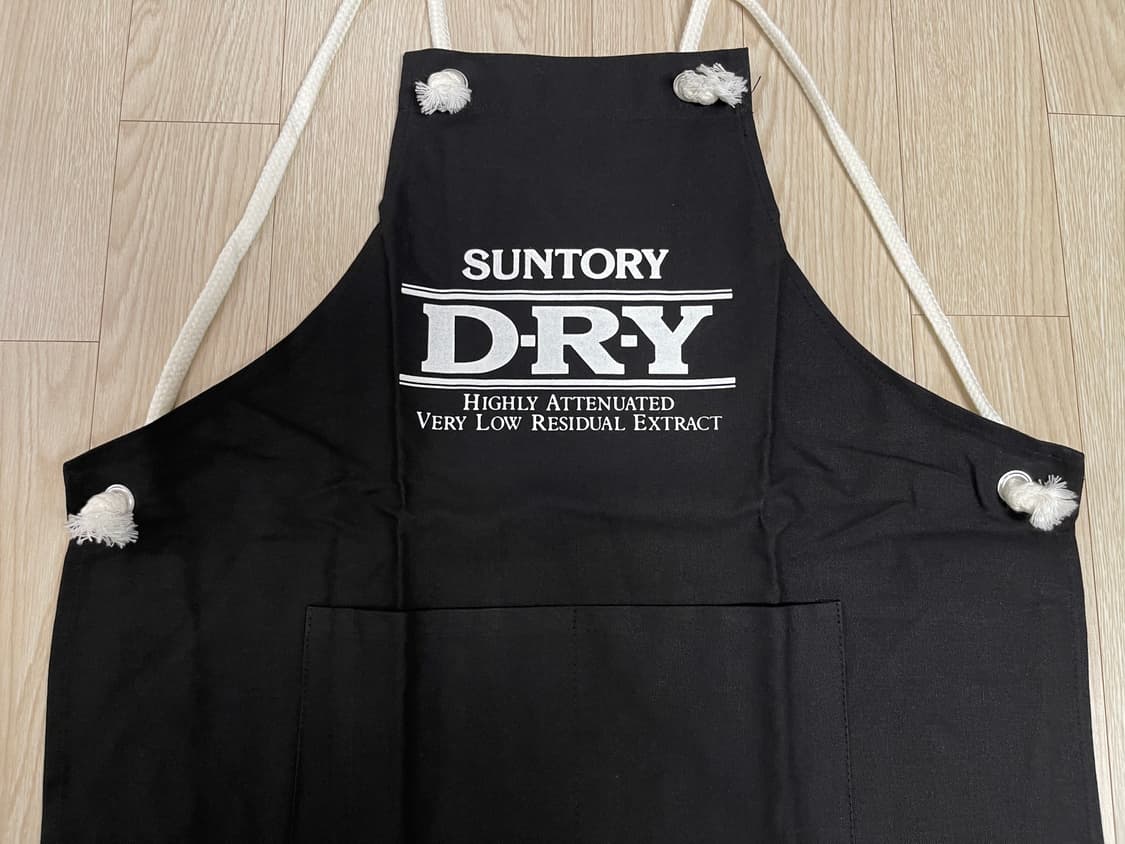 선토리 드라이 빈티지 앞치마 18번 90s OLD 상품이미지2