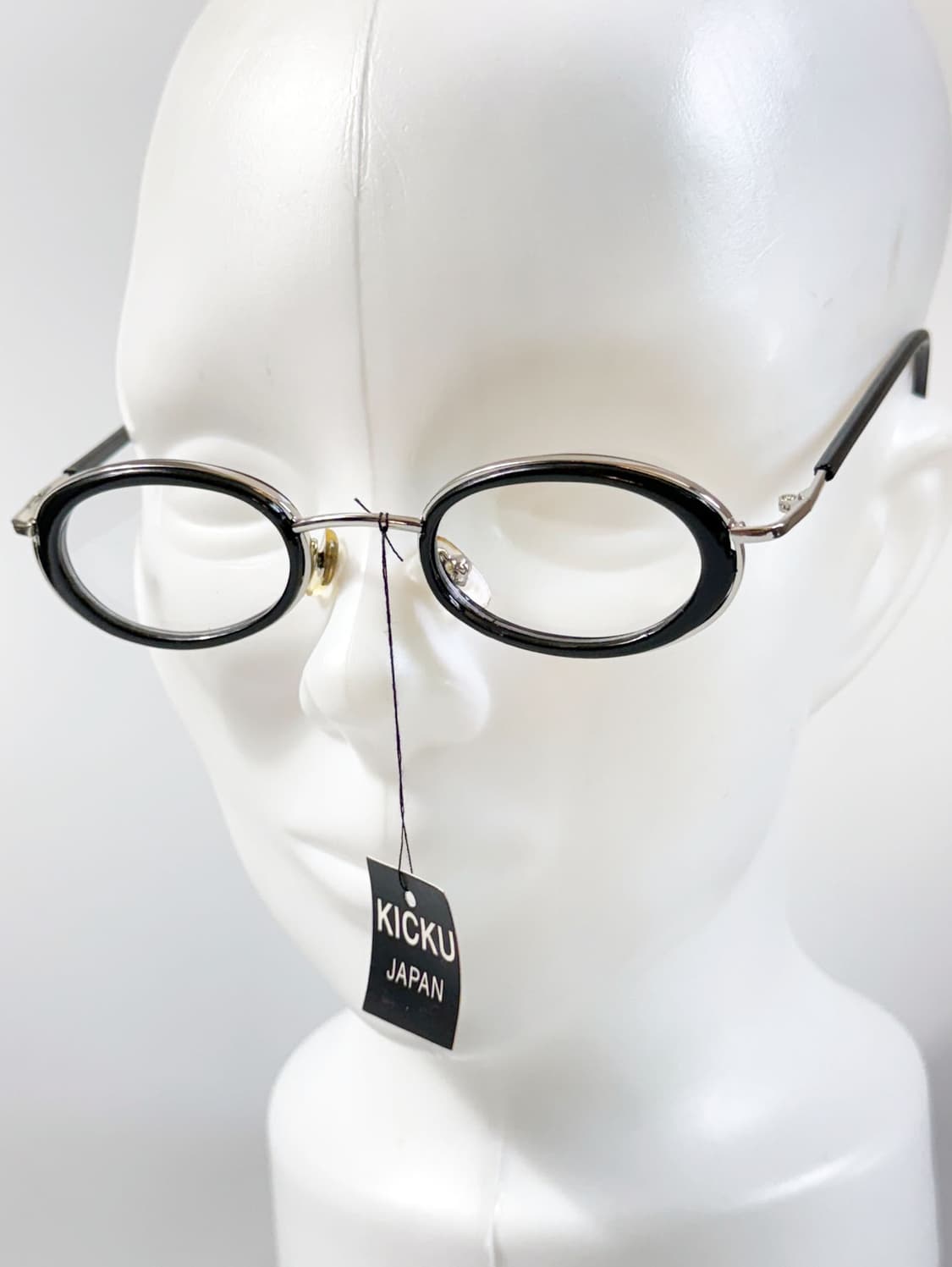 90s KICKU JAPAN 라운드 오벌 콤비네이션 빈티지 안경 상품이미지8