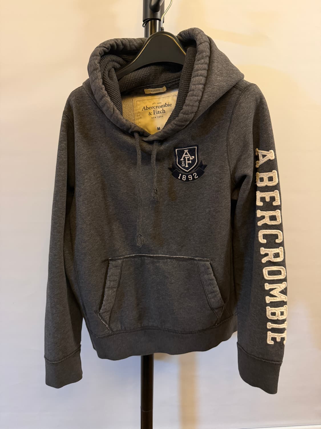 아베크롬비 y2k 그레이 후드 상품이미지2